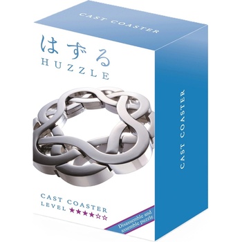 Hanayama Метален логически пъзел Hanayama - Cast Puzzle Coaster Huzzle (515055)