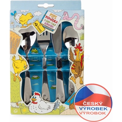 Toner Príbory detské Pipi jedálenská súprava 4 ks u