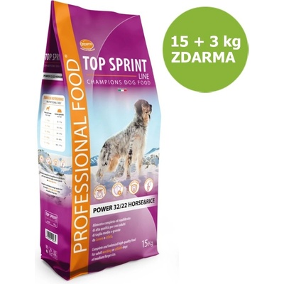Top Sprint Power adult koňské s rýží 15 kg + 3 kg