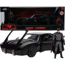 Jada Toys The Batman 2022 Diecast Model 2022 Batmobile s figurkou Batmana 1:24