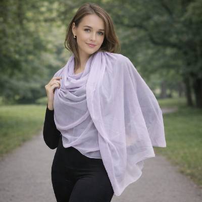 Dámský šátek Light 23-2 jemně fialková