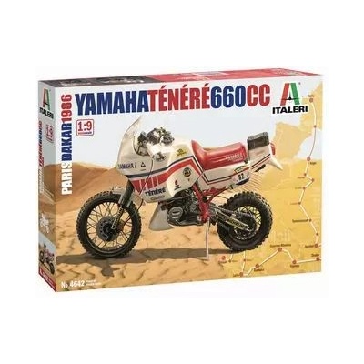 Italeri Italeri: Модел на мотоциклет Yamaha Tenere 660 cc от 1986 г. , мащаб 1: 9