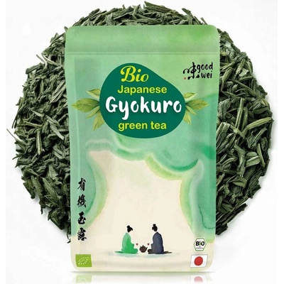 Gyokuro BIO zelený japonský listový organický čaj 120 g