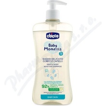 CHICCO Baby Mom.Šamp.vlasy/tělo s heřm.+dáv. 500 ml