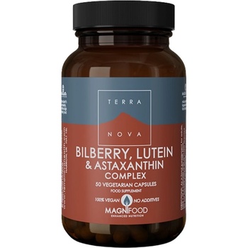 Image 1 of Terranova Bilberry, Lutein & Astaxanthin Complex [50 капсули]
