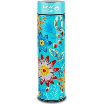 Nava termohrnek s ukazatelem teploty We Care 500 ml tyrkysový
