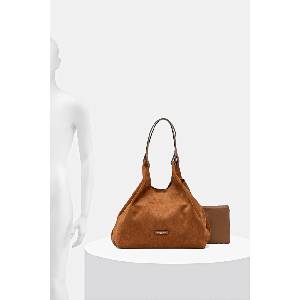 Gianni Chiarini шопинг чанта дамска от велур DUA (BS.9780.CM.PL)