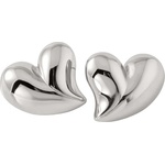 HARAHU Обеци VO-33511 Heart - Сребърни KP33511