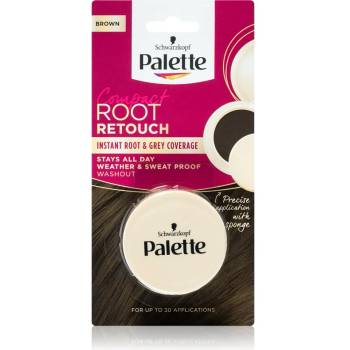 Schwarzkopf Palette Compact Root Retouch коректор за новоизрастнала и сива коса с пудра ефект цвят Brown 3 гр