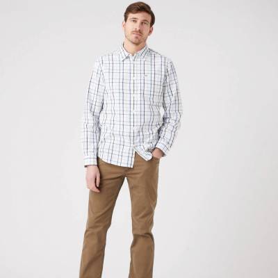 Wrangler pánská košile 1 pocket shirt worn white