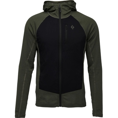 Black Diamond M Coefficient Lt Hybrid Hoody zelená/čierna
