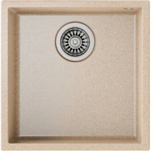 Teka Подплотова гранитна мивка за шкаф 50 см Square 40.40 TG БЕЖОВА (М.1028.БЕЖ) - bay Мивка за вграждане