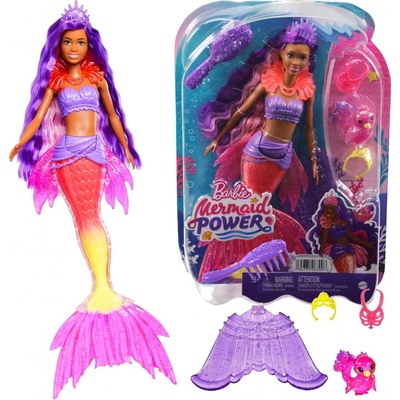 Barbie Dreamtopia Power Brooklyn Mermaid Dark Skin Doll