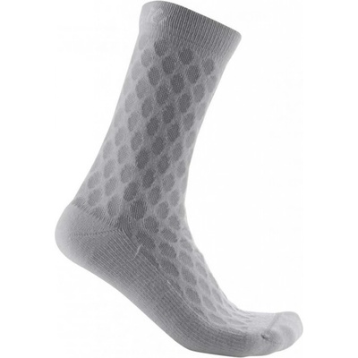 Castelli SFIDA 13 dámske ponožky strieborná/šedá