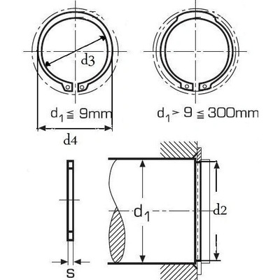 pojistný kroužek 30x1.5 BEZ PÚ pro hřídel, vnější DIN 471 – Sleviste.cz