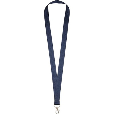 Snúrka na krk Lanyard Impey s praktickým háčikom Námornícka modrá