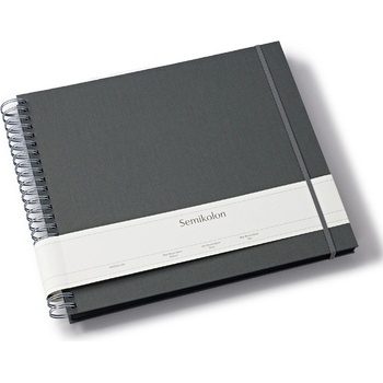 Semikolon Uni Maxi Mucho албум за снимки, тъмносив, с черни страници (369972)