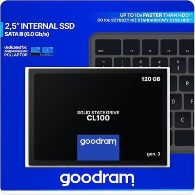 Goodram CL100 120GB, SSDPR-CL100-120-G3