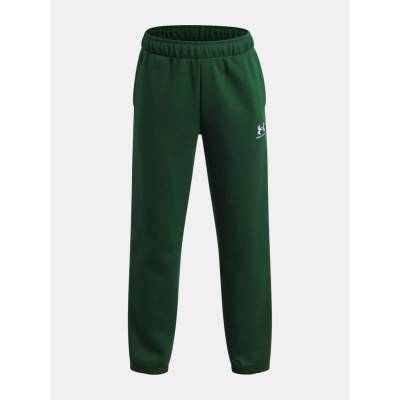 Under Armour Chlapecké tepláky UA B ICON FLC TAPED JOGGER Zelená