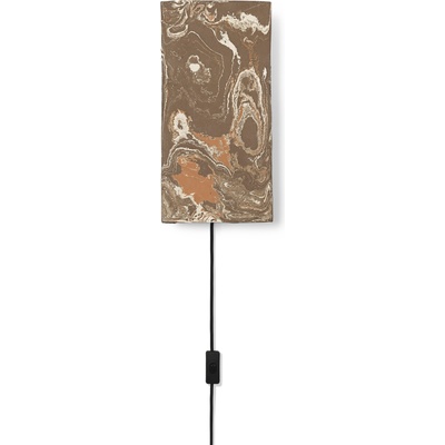 ferm LIVING Стенна лампа Argilla кафяво-мраморна (1104266484)