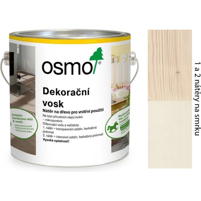 Osmo 3172 Dekorační vosk intenzivní 0,75 l Hedvábí – Zboží Dáma
