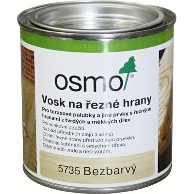 Osmo 5735 Vosk na řezné čelní strany 0,375 l Bezbarvý