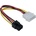 Захранващ кабел P6 PSU Molex - VGA 6pin (DeTech 18051)
