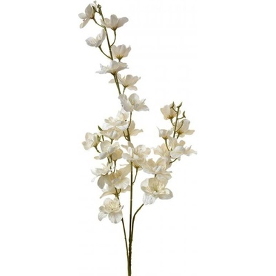 Velká umělá květina bílá orchidej – 110 cm