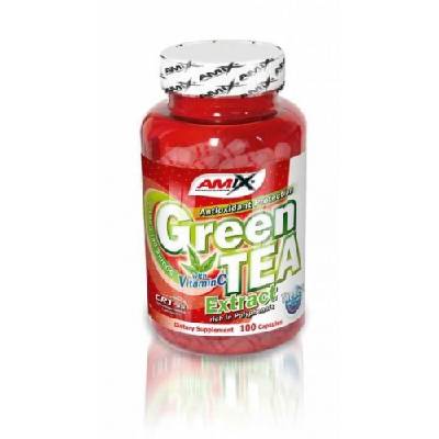 Amix Nutrition Green TEA Extract with vitamin C 100 cps.