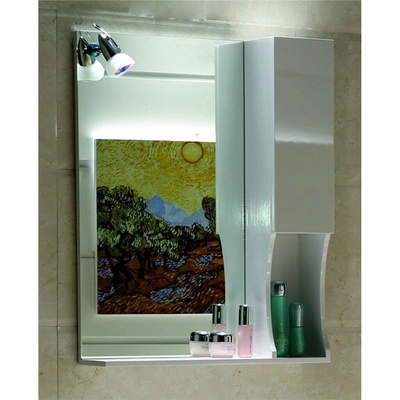 Inter Ceramic Огледален шкаф ICMC 1060 50/1050 50V "ВАЛЕНТИНО", 50x15x70см (1060 50/1050 50V)