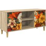 vidaXL ТВ шкаф GENNEP 102 x 33 x 50 см Сонома Инженерна дървесина (8007035)