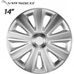 Versaco Тасове за джанти 14'' Versaco Carbon Aviator - Silver