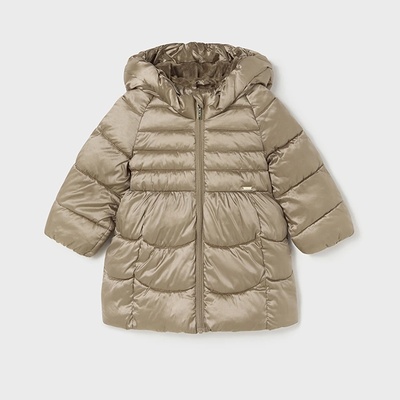 MAYORAL Дълго зимно яке за бебе момиче в бежово Майорал