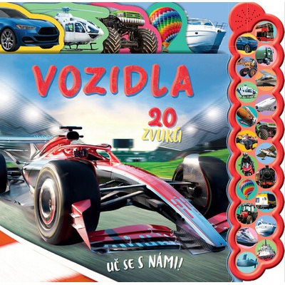 Vozidla 20 zvuků Uč se s námi!