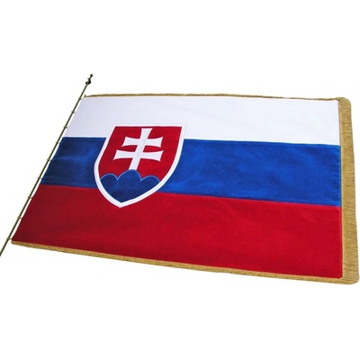 Slavnostní vlajka SR - sametová - 100 x 150 cm