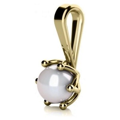 Couple Okouzlující přívěsek Coralia žluté zlato a perly 585 45 2 5076.0Z00.0.00.742.26