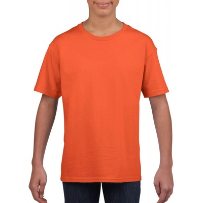 Gildan bavlněné měkké tričko Softstyle Oranžová