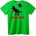 NOONEBRAND Тениска Любовни хапки динозавър - 2XL, Black
