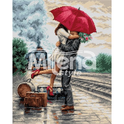 Milena Style Посрещане - гоблен със схема конци Ariadna 1: 4