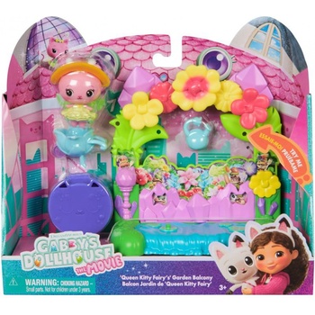 Къщата на куклите на Габи във филма: балконен комплект за игра градина (6074165)