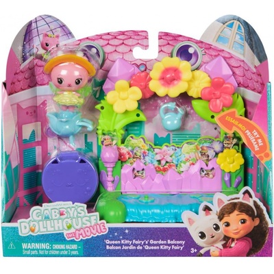 Къщата на куклите на Габи във филма: балконен комплект за игра градина (6074165)