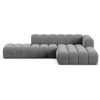 Micadoni Светлосив ъглов диван (десен ъгъл) Lupine - Micadoni Home (MIC_0RCO_44_F1_LUPINE5)