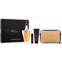 Mauboussin Elixir Pour Elle dárková sada: EDP 100 ml + EDP 20 ml + tělové mléko 75 ml + taštička přes rameno