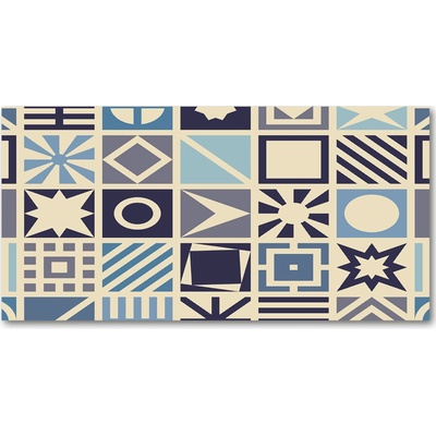 Fotoobraz na skle geometrické pozadie 100x50 cm