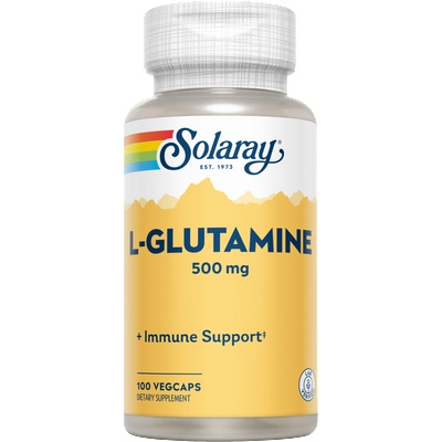 SOLARAY L-глутамин на капсули - 100 вег. капсули