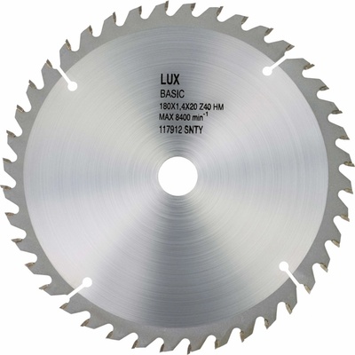LUX List kotúčovej píly zo spekaného karbidu na drevo 160 mm 48 zubov