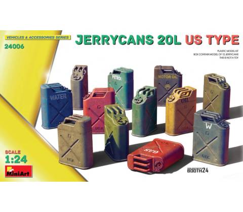 MiniArt Jerry Cans 20L US Type 1:24