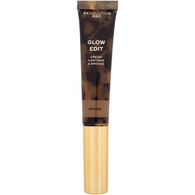 Revolution Pro Glow Edit Cream Contour & Bronze kontúrovací a bronzujúci krém medium 15 ml