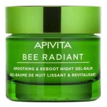 Image 1 of APIVITA Изглаждащ и детоксикиращ нощен гел-балсам , Apivita Bee Radiant Smoothing & Reboot Night Gel-Balm White Peony & Patented Propolis, 50ml