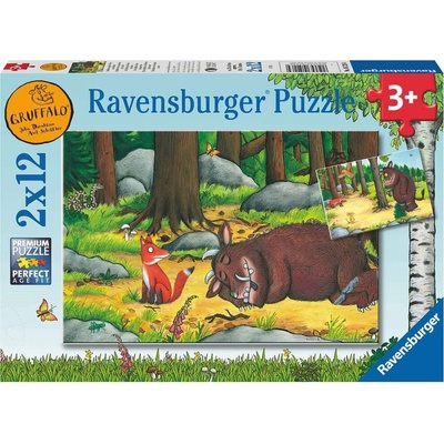 RAVENSBURGER Gruffalo a zvířata v lese 2x12 dílků